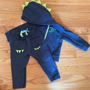 12 Months Dino Outfit
